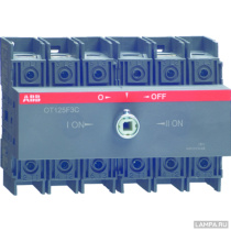 Реверсивный рубильник OT125F3C 3P/125А/400В ABB
