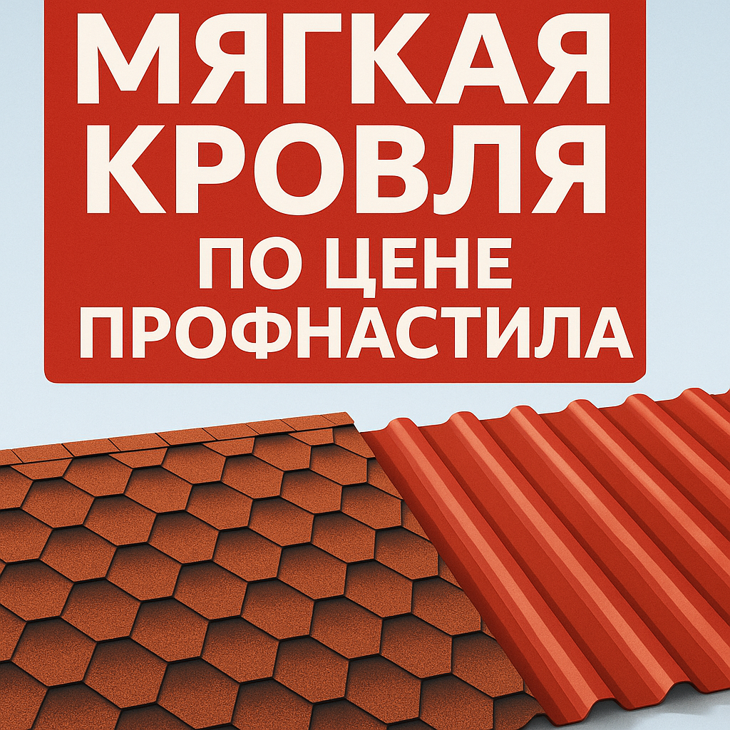 Мягкая Кровля по цене профнастила!! Мягкая кровля по доступной цене<