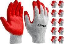Перчатки трикотажные с нитриловым покрытием L-XL ЗУБР 11458-XL