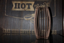 Светильник подвесной бакарди №12 орех Е 24  / LedGen 