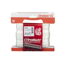 Шнур хоз.быт.с сердечником 4мм белый (20м) Белстройбат