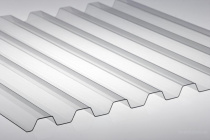 Поликарбонат Профилированный Монолитный 1050х6000х1,2 Прозрачный Woggel 