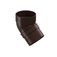 Колено 45° 80  Тёмно-коричневый STANDARD Docke
