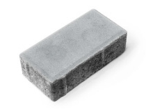 Плита тротуарная гладкая Брусчатка А.7.П.6 стандарт серый МУП