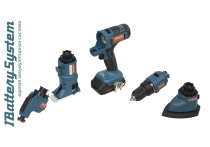 Многофункциональный инструмент (БЕЗ АКБ) Sturm! CMT1801