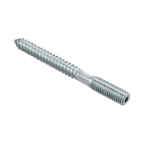 Шпилька сантехническая 8x60 белый цинк Стройбат 5шт 061450