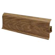 Плинтус напольный П58 ПВХ 2500мм Дуб летний WIMAR 819