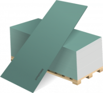 Гипсоволокнистый лист влагостойкий (1200/2500/12,5мм) KNAUF