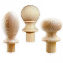 Шар с ножкой овал //100мм сосна Сорт Экстра