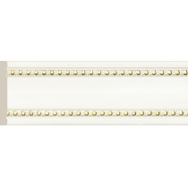 Бордюр Иониики белый с золотом (60мм/2500мм) Cosca