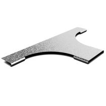 Крышка ответвителя сталь 200/15 х 500мм цинк OSTEC 021821