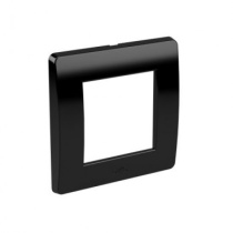 Рамка одноместная 75010B черный DKS