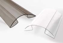 Профиль Коньковый 10х6000 Прозрачный