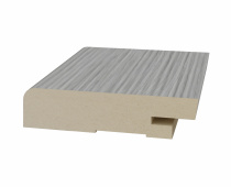 Плинтус напольный ЭКО-шпон 2070мм Дуб серый  