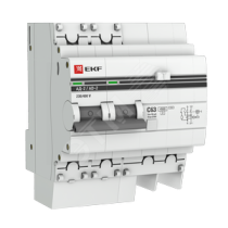 Дифференциальный автомат DA2-16-30 2Р 16А 4,5кА EKF