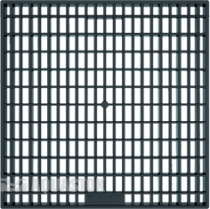 Решетка дождеприемника ячеистая пластик 300х300мм А15 AQUASTOK 32851