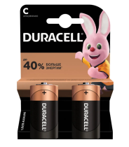 Батарейки щелочные С Duracell Basic LR14-2BL 