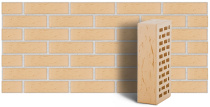 Кирпич 1NF Руст пустотелый керам М175 (250х120х65) Пшеничный ЛСР 