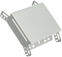 Поворот на 45° вертикальный вн. сталь 100/50  Серый IEK CLP3N-050-100