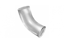 Колено стока кругл. 90 ПОЛИЭСТР RAL 9003 ГЛ OPTIMA 125/90 