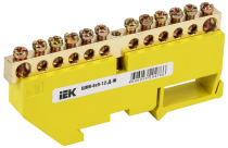 Шина на DIN рейку ШНИ-6х9-12-Д-Ж IEK