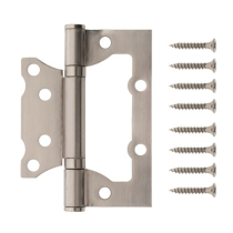 Петля накладная универсальная матовый никель (B2-NIS) Code Deco