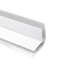 Угол внутренний ПВХ (3/3000мм) белый Пласттрейд