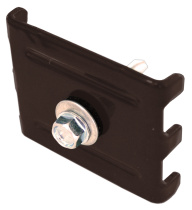 Крепление скоба Ral 8017 саморез 5,5х32 Optima