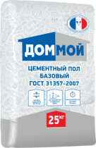 Пол цементный базовый 25 кг ДОМ МОЙ 