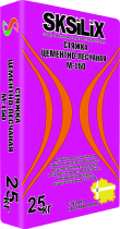 Стяжка М-150 цементно-песчаная 25 кг SKSiLiX 