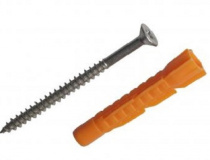 Дюбель универсальный/саморез 3,5х50 - 6х37мм Стройбат 10шт