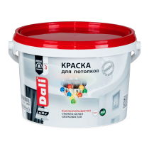 Краска для потолков супербелая 2,5 л DALI