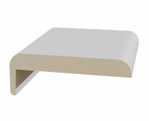 Наличник плоский МДФ эко шпон (75х10х2150мм) Пепельный  