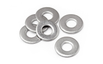 Шайба плоская усиленная М6х1,6мм сталь цинк  