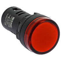 Лампа матрица 230В красная AD16-22HS EKF