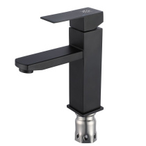 Смеситель для умывальника черный РМС SUS125BL-001F