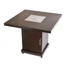 Стол камин МЛ6-бронза черный