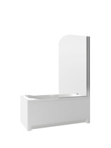 Душевое ограждение 700х1300 рифленое стекло Eva Gold JY70PL