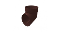 Колено стока кругл. 87 ПВХ ШОКОЛАДНЫЙ ГЛ КЛАССИКА 