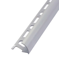 Угол под плитку наружний ПВХ (8/2500мм) светло-серый IDEAL