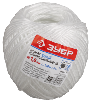 Шпагат 1,6мм полипропилен 130м белый ЗУБР 50100-130