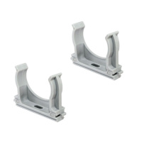 Держатель с защёлкой 32мм серый TDM SQ0405-0004