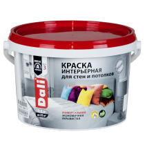 Краска интерьерная супербелая 2,5 л DALI