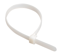 Стяжка кабельная нейлон 2,5-100мм белый IEK 50шт UHH20-D025-100-050