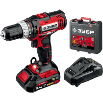 Дрель-шуруповерт аккумуляторная 2 А*ч (1 АКБ) ЗУБР ДШЛ-145-21