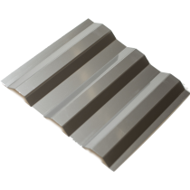 Поликарбонат Профилированный Монолитный 1050х6000х1,2 Бронза серая Woggel 