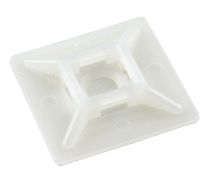 Площадка под хомуты полиамид 20х20мм белый TDM 100шт SQ0516-0001