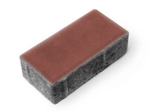 Плита тротуарная гранит Брусчатка А.7.П.6 стандарт красный МУП