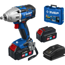 Гайковерт ударный аккумуляторный 4.0 А*ч (2 АКБ) ЗУБР GB-500-42