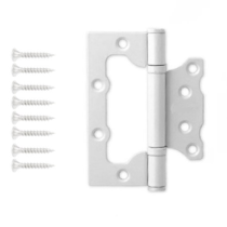 Петля накладная универсальная белый (100-2S FH SW) Puerto